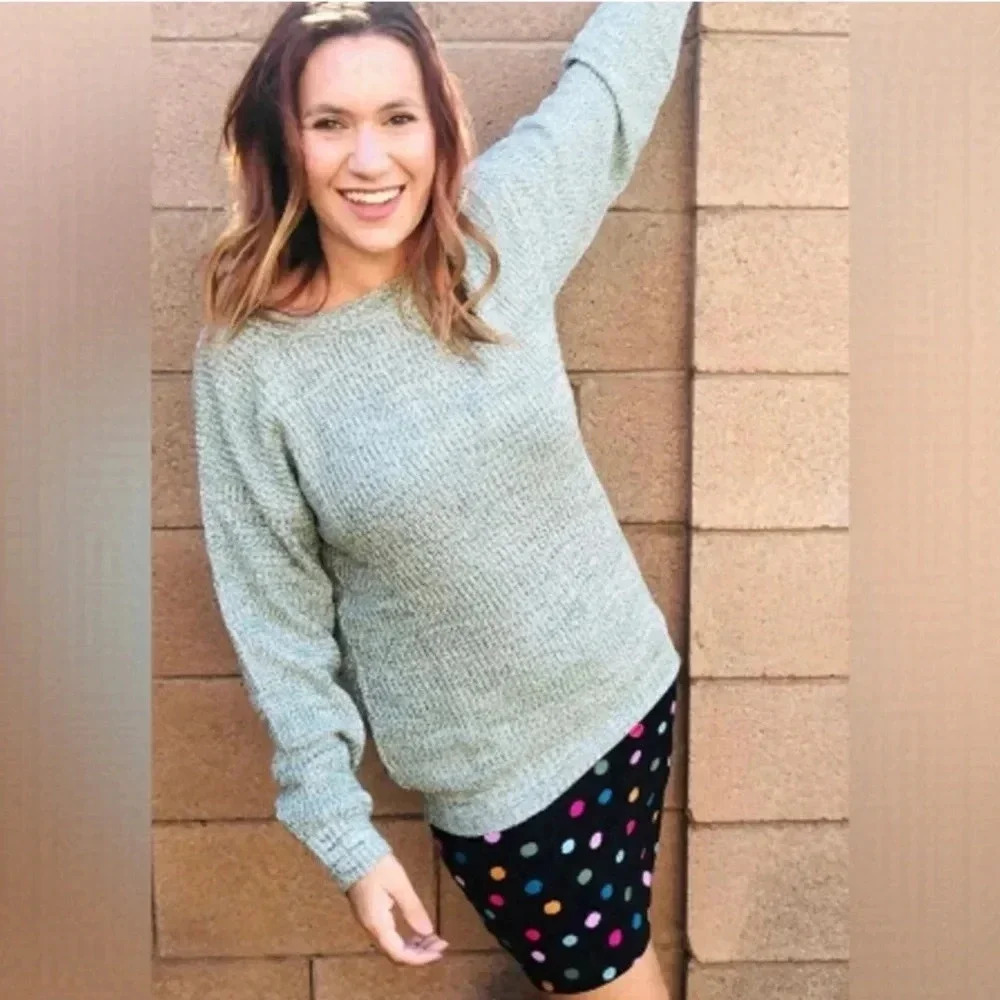 LuLaRoe | Mariah | Green Variegated Sweater - Size 2X